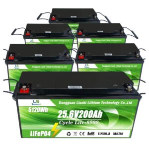 25.6v 100 ampere lithium battery